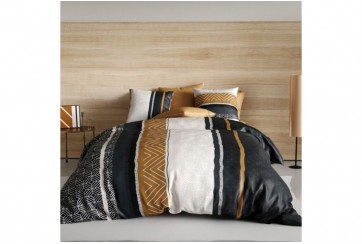 Housse de couette 220x240 cm + 2 taies d'oreiller 63x63 cm Coton Trophé