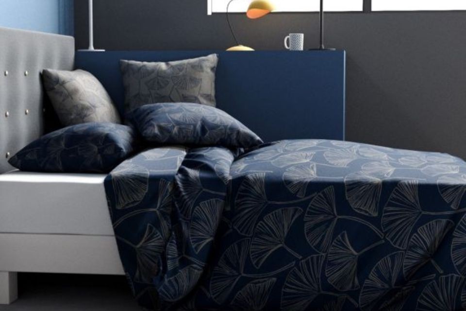Housse de couette 200x200 cm + 2 taies d'oreiller 63x63 cm Coton Edo