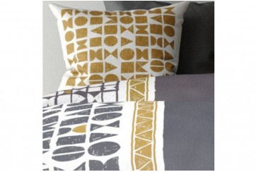 Housse de couette réversible 220x240 cm + taies d'oreiller, coton 57 fils, Union