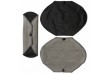 Serviette hygiénique lavable Jour - lot de 3 - noir