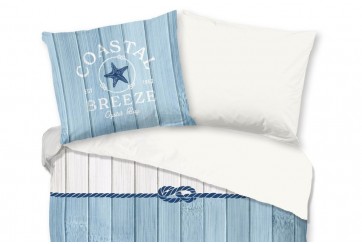 Parure de lit 220x240 cm Good Morning 33266 bleu