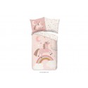 Parure de lit 140x200 microfibre kids no.31110 pink