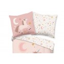 Parure de lit 140x200 microfibre kids no.31110 pink