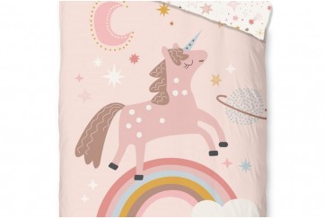 Parure de lit 140x200 microfibre kids no.31110 pink