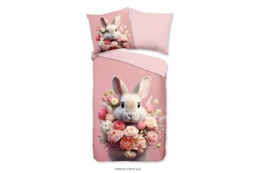 Parure de lit 140x200 cm kids microfibre 33283 rose