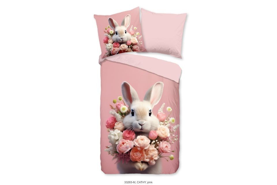 Parure de lit 140x200 cm kids microfibre 33283 rose