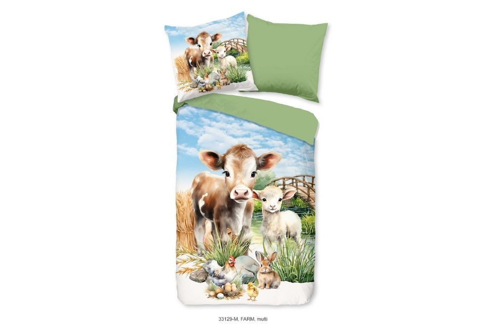 Parure de lit 140x200 cm kids microfibre 33129 pink