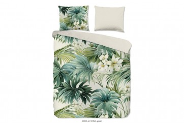 Parure de lit 240x220 cm microfibre 33300 vert
