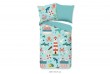 Parure de lit 140x200 cm microfibre 33268 aqua