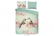 Parure de lit 140x200 cm descanso coton-satin 33344