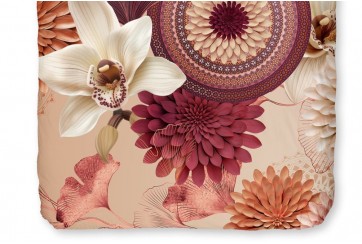 Parure de lit 140x200 cm HIP coton-satin 33299 sable