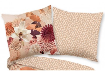 Parure de lit 220x240 cm HIP coton-satin 33299 sable