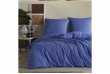 Parure de lit 240x260 cm polycoton bleu