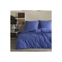 Parure de lit 240x260 cm polycoton bleu