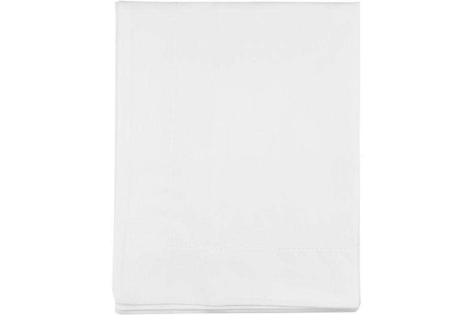 Taie de traversin 90 cm Alabama Coton Blanc - Europe