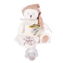 Ours rose Pantin Attache-sucette - Doudou 25 ans