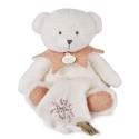 Ours Rose Pantin avec Doudou Mouchoir - Doudou 25 ans