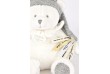 Ours argent Pantin Attache-sucette - Doudou 25 ans