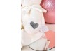 Ours Argent Pantin avec Doudou Mouchoir - Doudou 25 ans