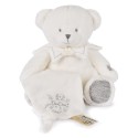 Ours Argent Pantin avec Doudou Mouchoir - Doudou 25 ans