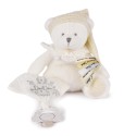 Ours blanc Pantin Attache-sucette - Doudou 25 ans