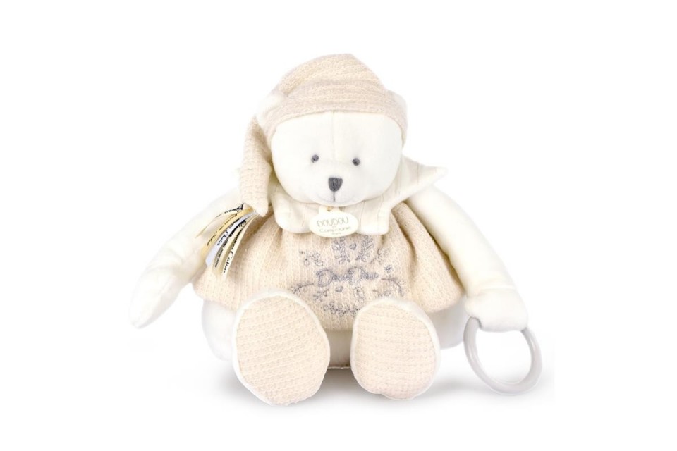 Ours blanc Pantin d'activités - Doudou 25 ans
