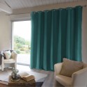Rideau Occultant 280x260 cm Doublure Polaire Bleu Canard
