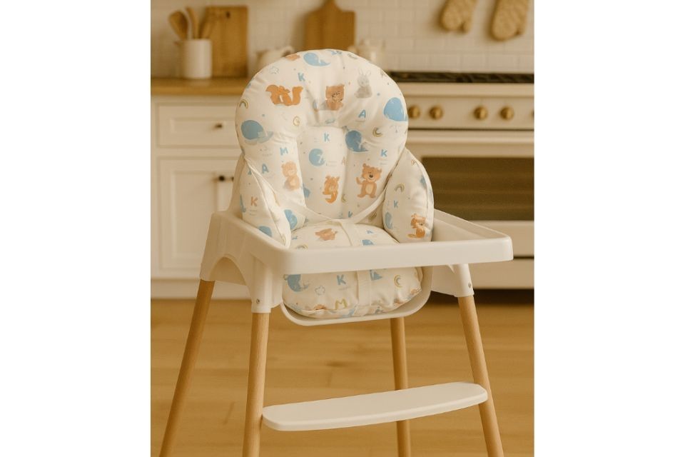 Coussin de chaise bébé PU - Ourson