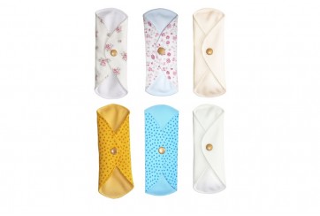 Kit de 6 Protèges-slip lavable Toudoo Natura