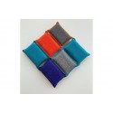 Lot de 4 éponges lavables - 4 couleurs