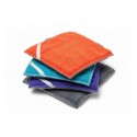 Lot de 4 éponges plates lavables - 4 couleurs