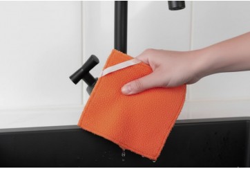 Lot de 4 éponges plates lavables - 4 couleurs