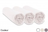 Drap housse 40x80 40x90 Bébé Coton Bio (Lot de 3)