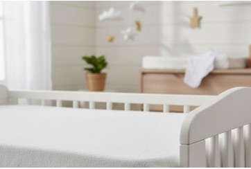 Lot de 2 Protèges matelas, Alèses, éponge coton + PU - 40x90