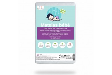 Matelas bébé 70x140 cm climatisé