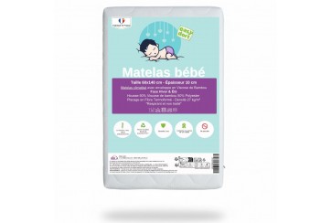 Matelas bébé 60x140 cm climatisé
