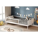 Lit enfant 90x190 cm avec barrière - Pépito