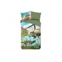 Parure de lit 140x200/220 cm kids Good Morning 3345 Dinoworld