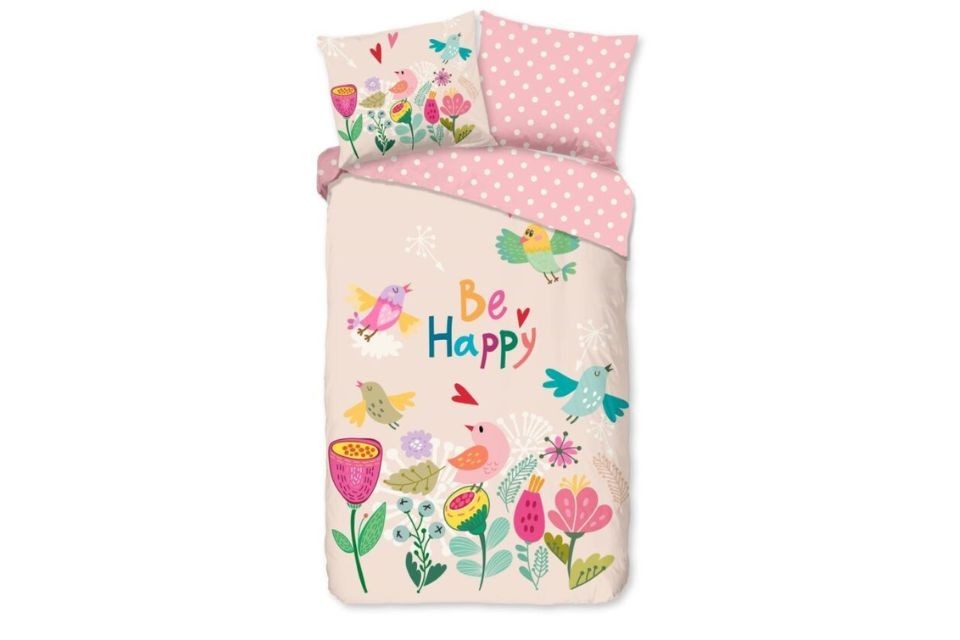 Parure de lit 140x200/220 cm kids Good Morning 33293 happily