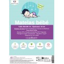 Kit matelas 50x100 berceau + 3 draps housse +2 alèses