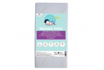 Matelas 40x80 Océan + 6 draps housse  + 2 protèges matelas