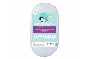 Matelas Couffin 32x72 Bambou + 3 Draps housse 32x72 bambou