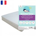 Matelas PLIANT 60x120 Lit bébé ou Lit parapluie en Bambou