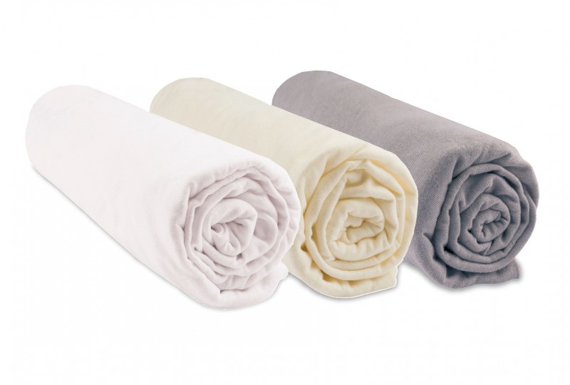 PTIT BASILE Lot x2 Draps housse berceau couffin ovales - 40x80 cm - 100%  coton Bio pas cher 