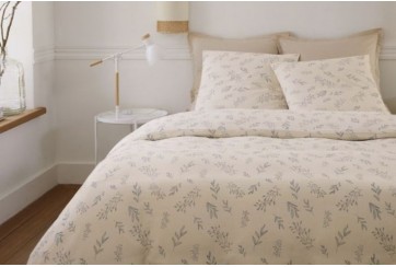Parure de lit 220x240 cm Gaze de Coton Liviane