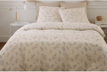Parure de lit 240x260 cm Gaze de Coton Liviane