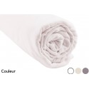 Drap housse 90x190 90x200 Lit une place Coton Bio