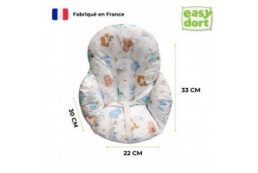 Coussin de chaise bébé PU - Animaux