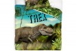 Parure de lit enfant 140x200 cm - 100% Coton -T-rex Dinosaure