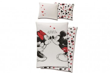 Parure de lit enfant 140x200 cm - 100% Coton - Love